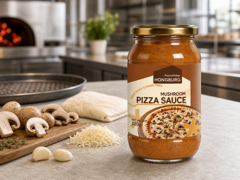 Různé příchutě omáčky na pizzu pro maloobchody a restaurace