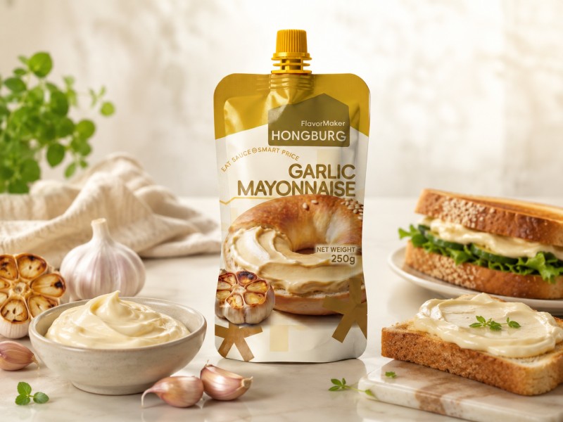 Klasická smetanová česneková majonéza